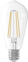 CALEX - LED Lamp - Filament ST64 - E27 Fitting - 6W - Dimbaar - Warm Wit 2300K - Transparant Helder - BES LED