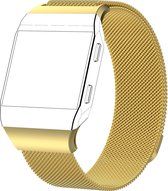 Ionic milanese band - goud - Geschikt voor Fitbit - SM - Horlogeband Armband Polsband