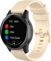 Vivoactive / Vivomove silicone gesp band - khaki - Geschikt voor Garmin