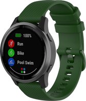 Vivoactive / Vivomove silicone gesp band - groen - Geschikt voor Garmin