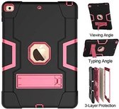 Apple iPad 10.2 (2019 / 2020) Kickstand Armor hoes - Zwart / Pink