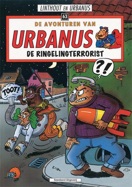 Cover van het boek 'De ringelingterrorist' van  Urbanus