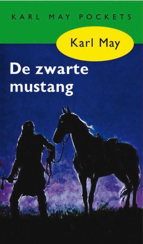 Cover van het boek 'De zwarte mustang' van Karl May