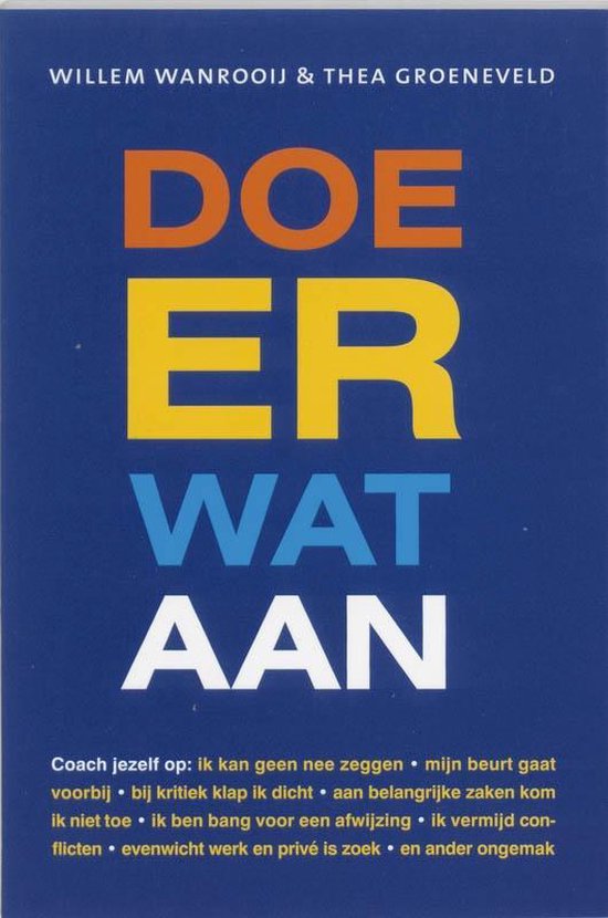 Cover van het boek 'Doe er wat aan' van Th. Groeneveld en W. van Wanrooij