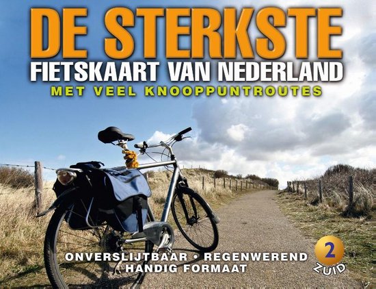 Cover van het boek 'De sterkste fietskaart van Nederland / 2 Midden- en Zuid-Nederland' van  Onbekend
