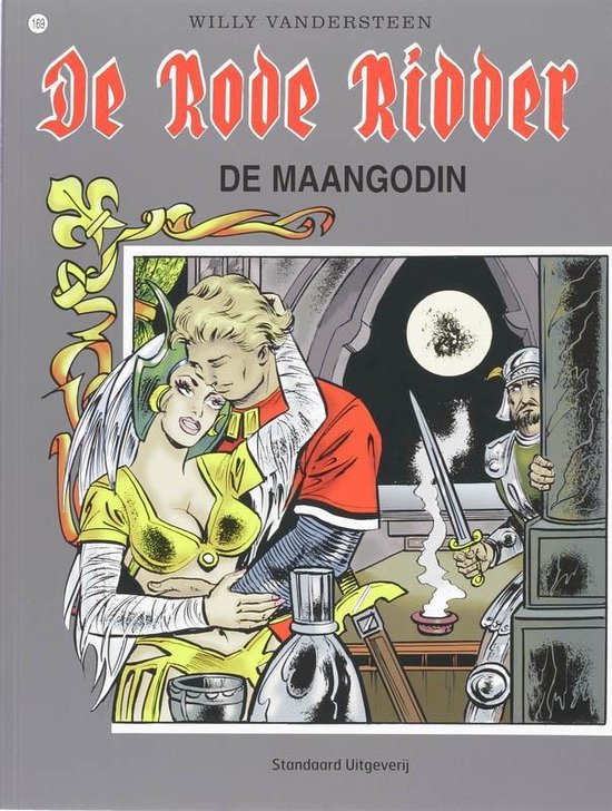 Cover van het boek 'Rode Ridder / 169 De maangodin' van Karel Biddeloo en Willy Vandersteen