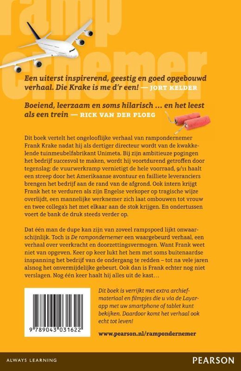 De rampondernemer - back cover