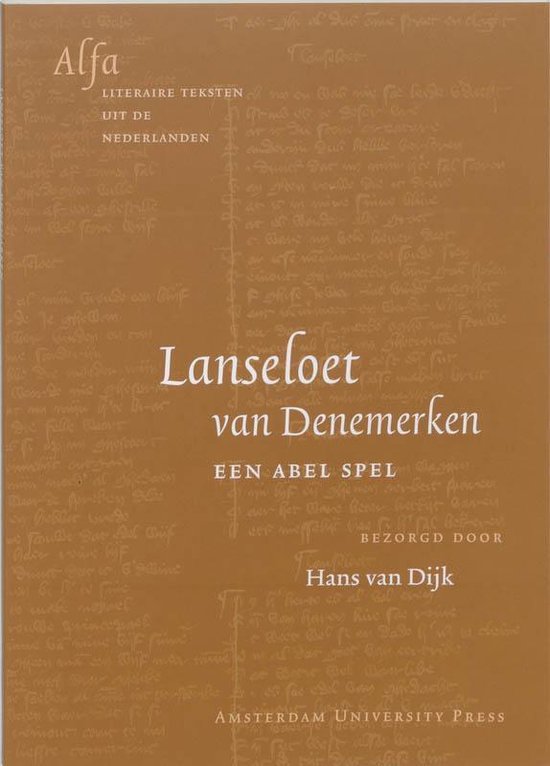 Cover van het boek 'Lanseloet van Denemerken' van H. van Dijk