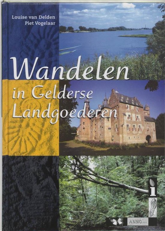 Cover van het boek 'Wandelen in Gelderse Landgoederen' van P. Vogelaar en Louise van Delden