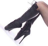 Devious Plateau Laarzen -44 Shoes- BALLET-2020 Paaldans schoenen Zwart