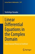 Lecture Notes in Mathematics 2271 - Linear Differential Equations in the Complex Domain