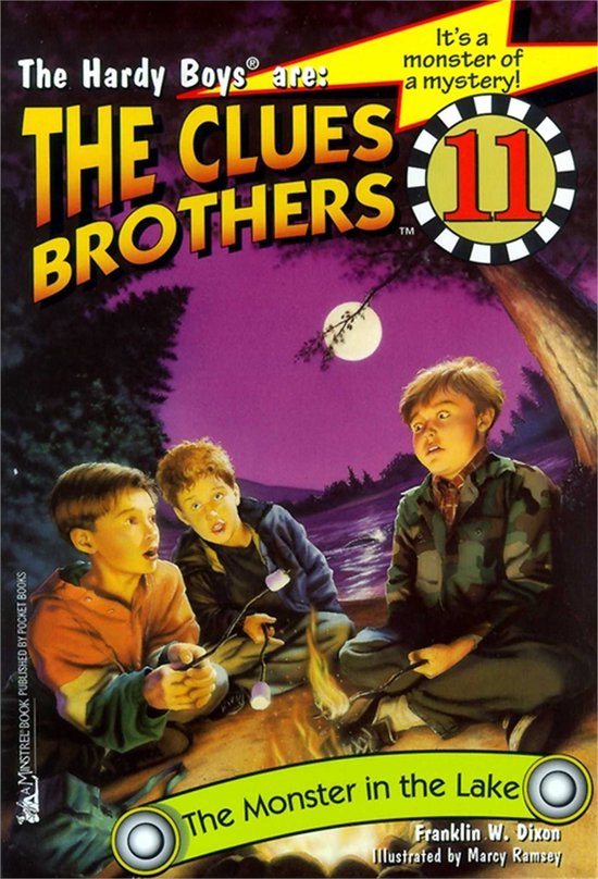 Hardy Boys Clues Bros. - The Monster in the Lake - cover
