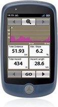 Navman BIKE1000 navigator 8,89 cm (3.5") Touchscreen Handheld/Fixed Zwart, Blauw 146 g