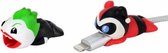 DC Comics: Joker and Harley Quinn Cable Covers 2-Pack