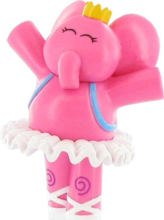 Pocoyo - speelfiguurtje Elly ballet - 8 cm - kunststof - Comansi