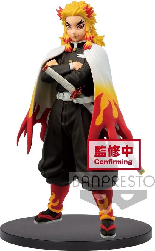 Bol Com Demon Slayer Kimetsu No Yaiba Vol 11 Kyojuro Rengoku Figure 17cm