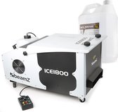 Rookmachine voor laaghangende rook - Beamz ICE1800 rookmachine met timer incl. 5 liter low fog rookvloeistof