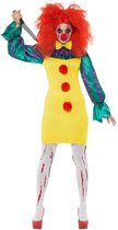 Smiffys Kostuum -S- Classic Horror Clown Lady Multicolours