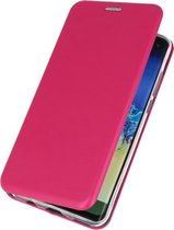 Slim Folio Case - Book Case Telefoonhoesje - Folio Flip Hoesje - Geschikt voor Huawei P30 Lite - Roze