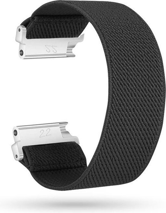 Bande élastique noire adaptée pour Samsung Galaxy Watch Active (2)