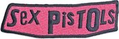 Sex Pistols Patch Logo Roze/Zwart