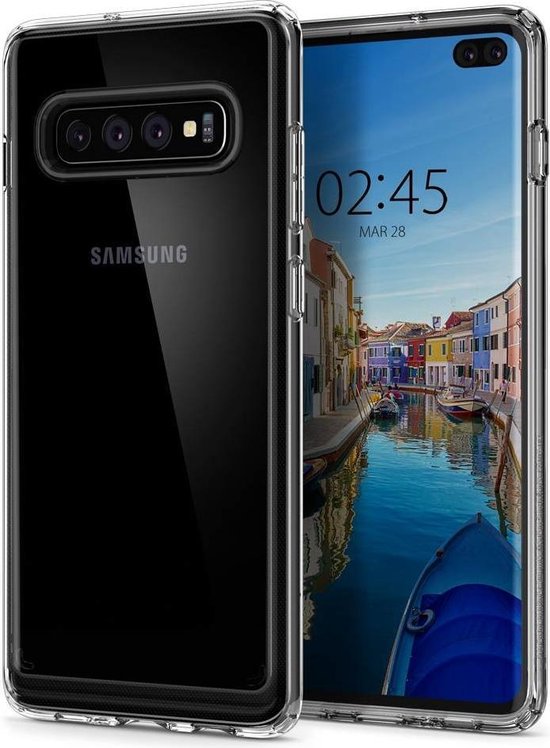 animatie voorkomen video Spigen Ultra Hybrid Hoesje Samsung Galaxy S10 Plus Transparant | bol.com