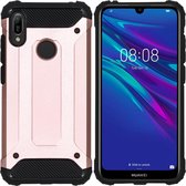 iMoshion Rugged Xtreme Backcover Huawei Y6 (2019) hoesje - Rosé Goud