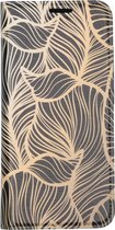 Design Softcase Booktype Samsung Galaxy S20 hoesje - Golden Leaves