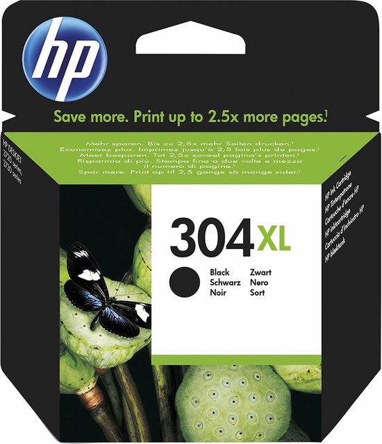 HP 304XL - Inktcartridge - Hoge capaciteit - Zwart | bol.com