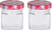 25x Inmaak/weckpotjes 50 ml met draaideksel