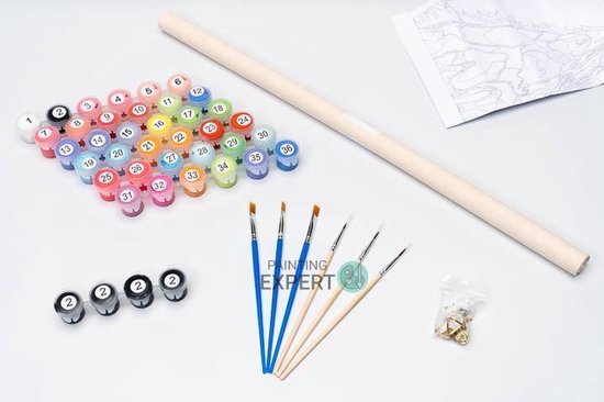 vooiceofco Paint by Numbers Schilderen op nummer voor