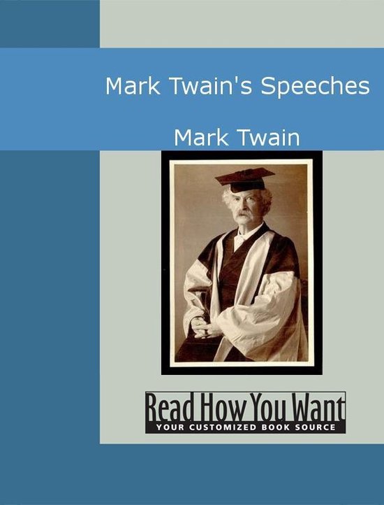 Mark Twain's Speeches - cover