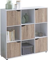 Nancy's Dressoir - Boekenkast - 9 Vakken - 89 x 91 x 29 cm