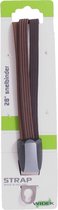 trio-snelbinder Trek-In 28 inch RVS beugel bruin