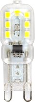 LED Lamp - Aigi Yvona - G9 Fitting - 2.5W - Helder/Koud Wit 6500K - Mat Wit - Kunststof - BSE