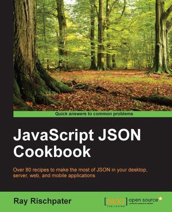 JavaScript JSON Cookbook - cover