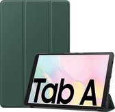 Case2go - Tablet Hoes voor de Samsung Galaxy Tab A7 (2020) - Tri-Fold Book Case - Donker Groen