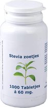 Stevia Extract Zoetjes RebA60 Regular pot 1000 tabs - Pot 1000 tabs - Steviahouse