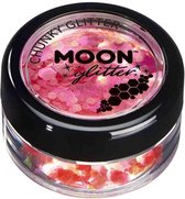 Moon Creations Glitter Makeup Moon Glitter - Iridescent Chunky Glitter Rood