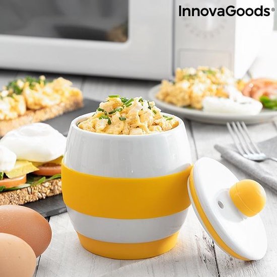 Keramische magnetron kookpan met recepten Eggsira InnovaGoods