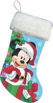 Disney® Santa Mickey Mouse Stocking With Plush Cuff