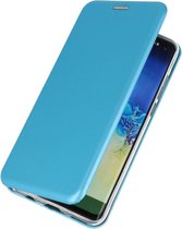 Slim Folio Case - Book Case Telefoonhoesje - Folio Flip Hoesje - Geschikt voor Samsung Galaxy A21 - Blauw