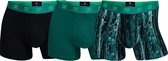 Cristiano Ronaldo 7 Trunk Cotton Stretch 3-Pack Men Black/Green/Multigreen - Maat S