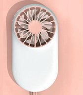 MyKelys - Mini slim ventilator wit-roze