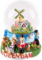 Waterbol Zittend Paartje Volendam 7 Cm - Souvenir