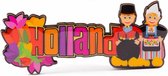 Magneet 2D MDF Coating Paartje Letters Holland - Souvenir