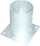 Round Post Support on Plate 101x150 mm