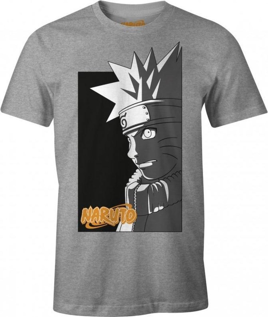 Naruto - Naruto's Shadow - Anthra Mel Men's T-Shirt - L