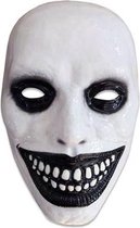 Witbaard Masker Mr. Sombra Spandex Wit/zwart Mt One-size