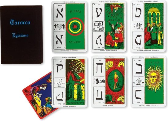 Afbeelding van het spel Dal Negro Tarotkaarten Egiziano Papier 78 Stuks